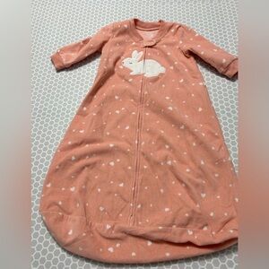Carter’s Peach White Polka Dot Bunny Sleep Sack Closed Bottom

Size 6-9 M